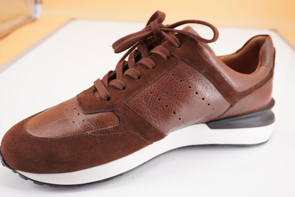 Allen Edmonds Emmett Brown Snuff Leather Lace up Casual SneakerSZ 11.5 New low